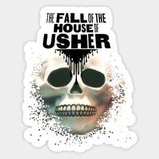 The Fall of the House of Usher Carla Gugino skull mask Sticker